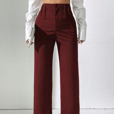Elegant Fashion High Waist Wide Leg Pants